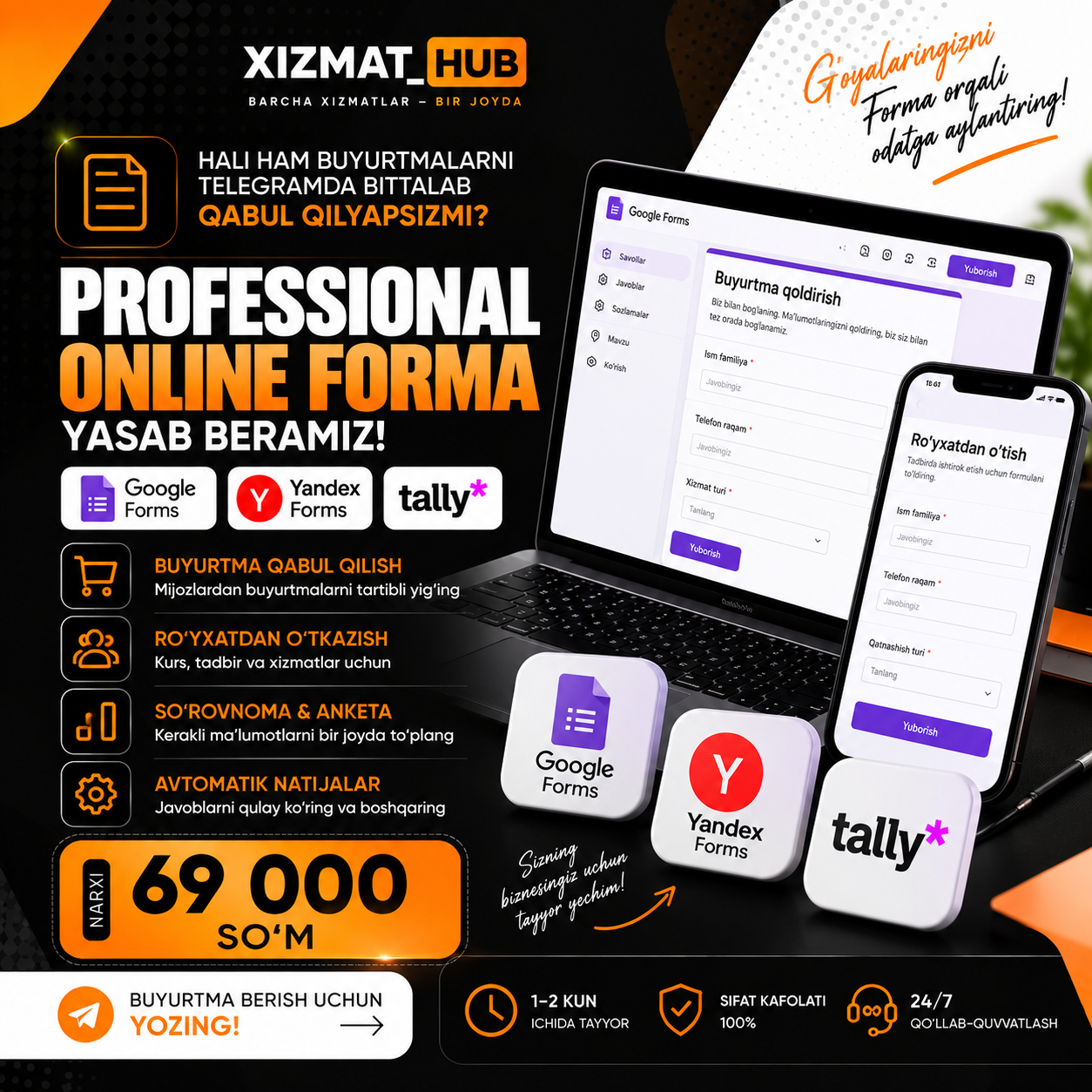 Onlayn forma posti